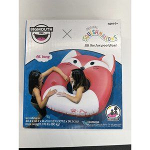 BigMouth Squishmallows Fifi The Fox Pool Float 4 ft Summer Raft New In Box